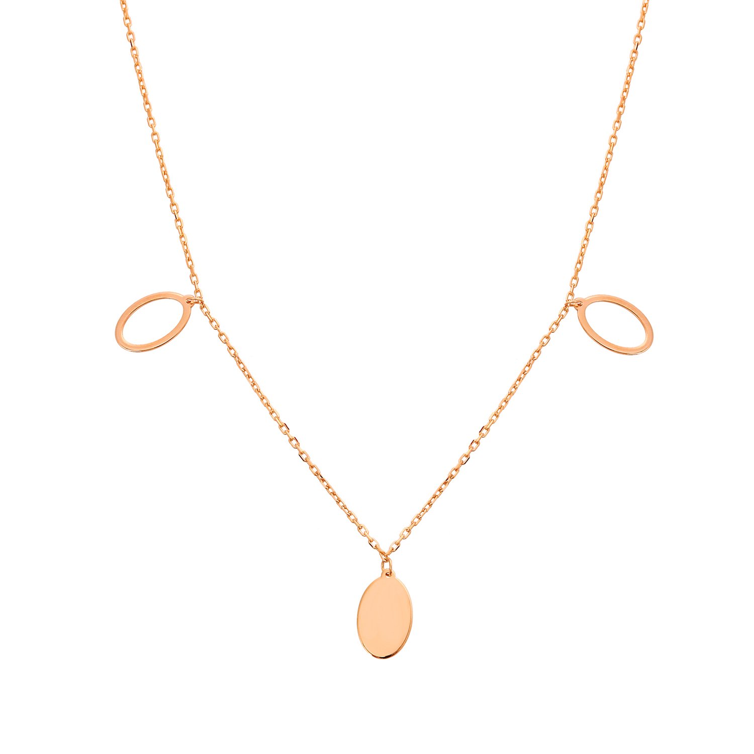 Sallantılı Gümüş Kolye