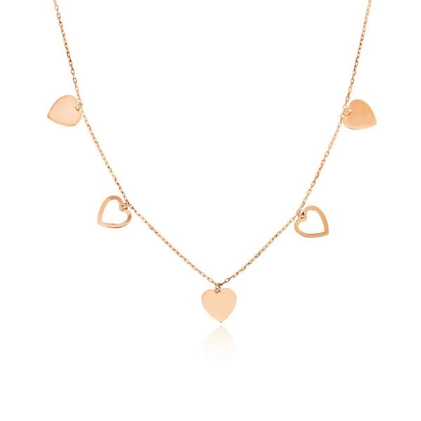 Kalpli Gümüş Kolye