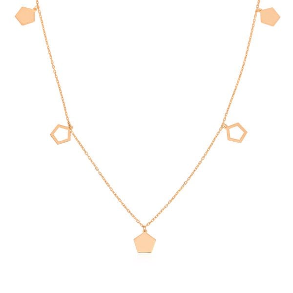 Baklava Figürlü Gümüş Kolye