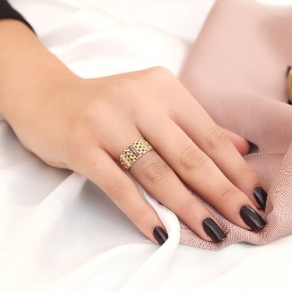 İki Renkli Fantazi Yüzük