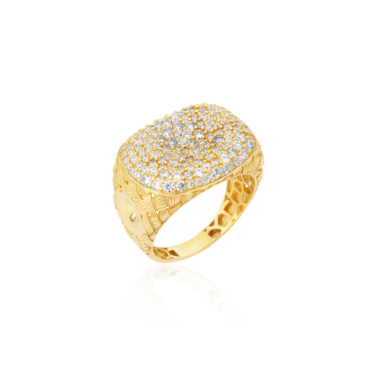 Zirkon Beyaz Taşlı Yüzük