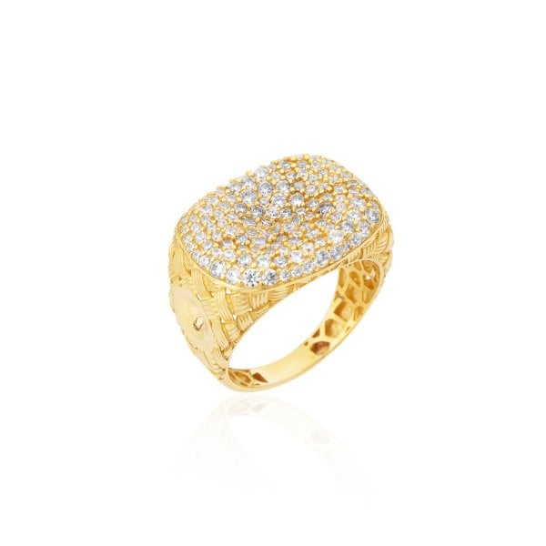 Zirkon Beyaz Taşlı Yüzük