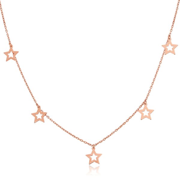 Hafif Model Yıldızlı Gümüş Set