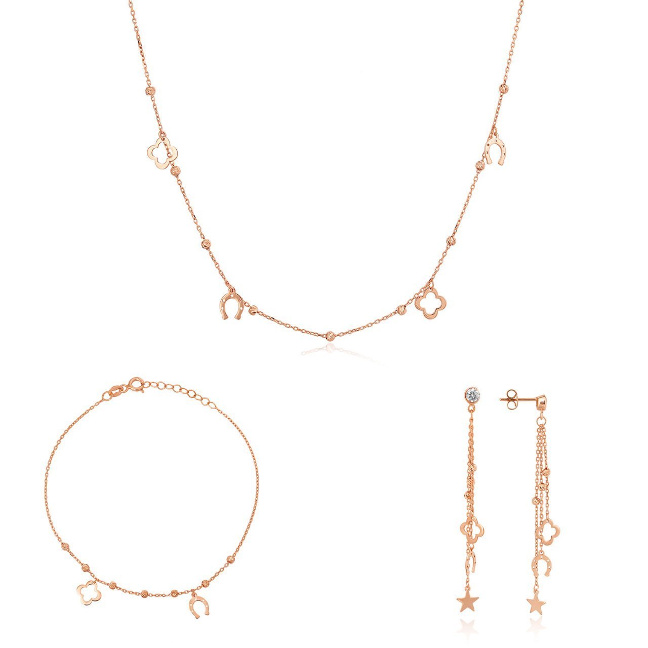 Hafif Model Gümüş Set