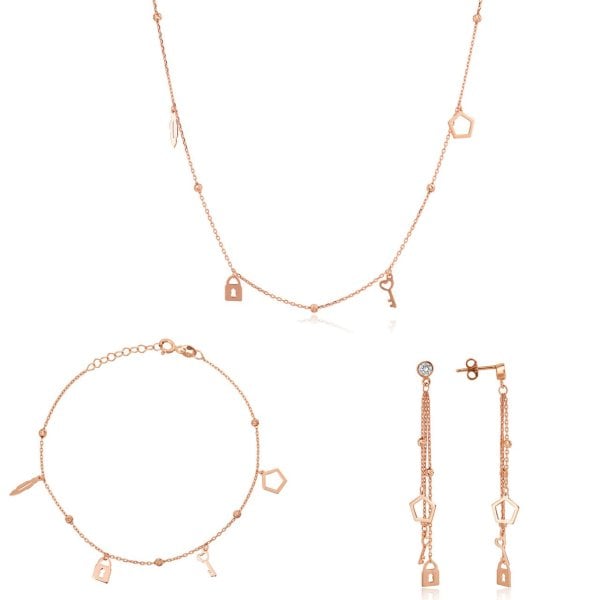 Hafif Model Gümüş Set