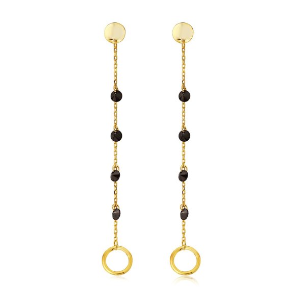 Halka Detaylı Gümüş Küpe