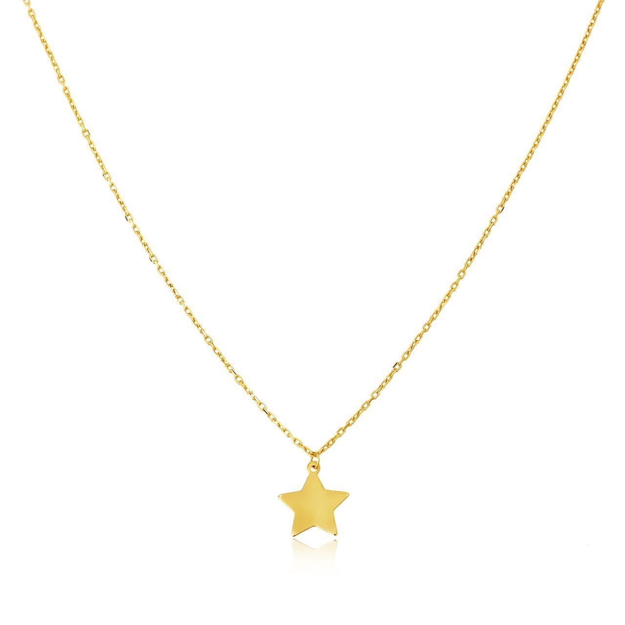 Yıldız Figürlü Sade Kolye