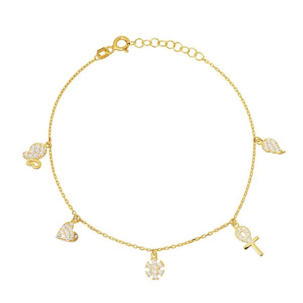 Zirkon Taşlı Şans Gümüş Set