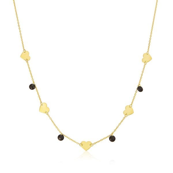 Kalp Detaylı Gümüş Kolye