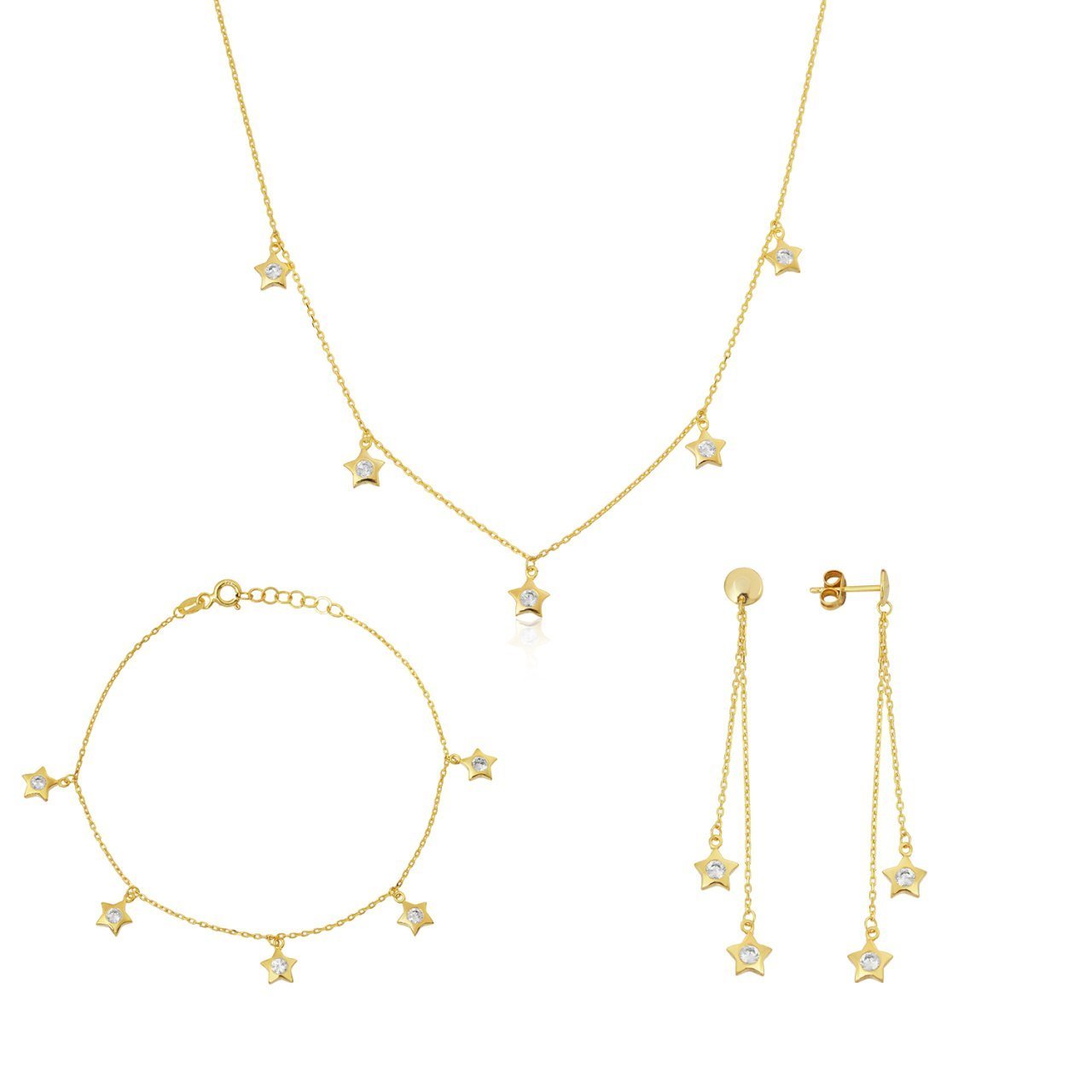 Yıldız Figürlü Gümüş Set