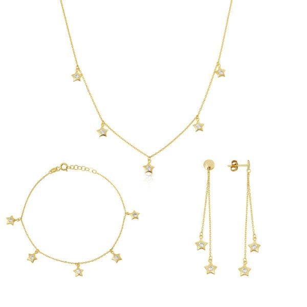 Yıldız Figürlü Gümüş Set
