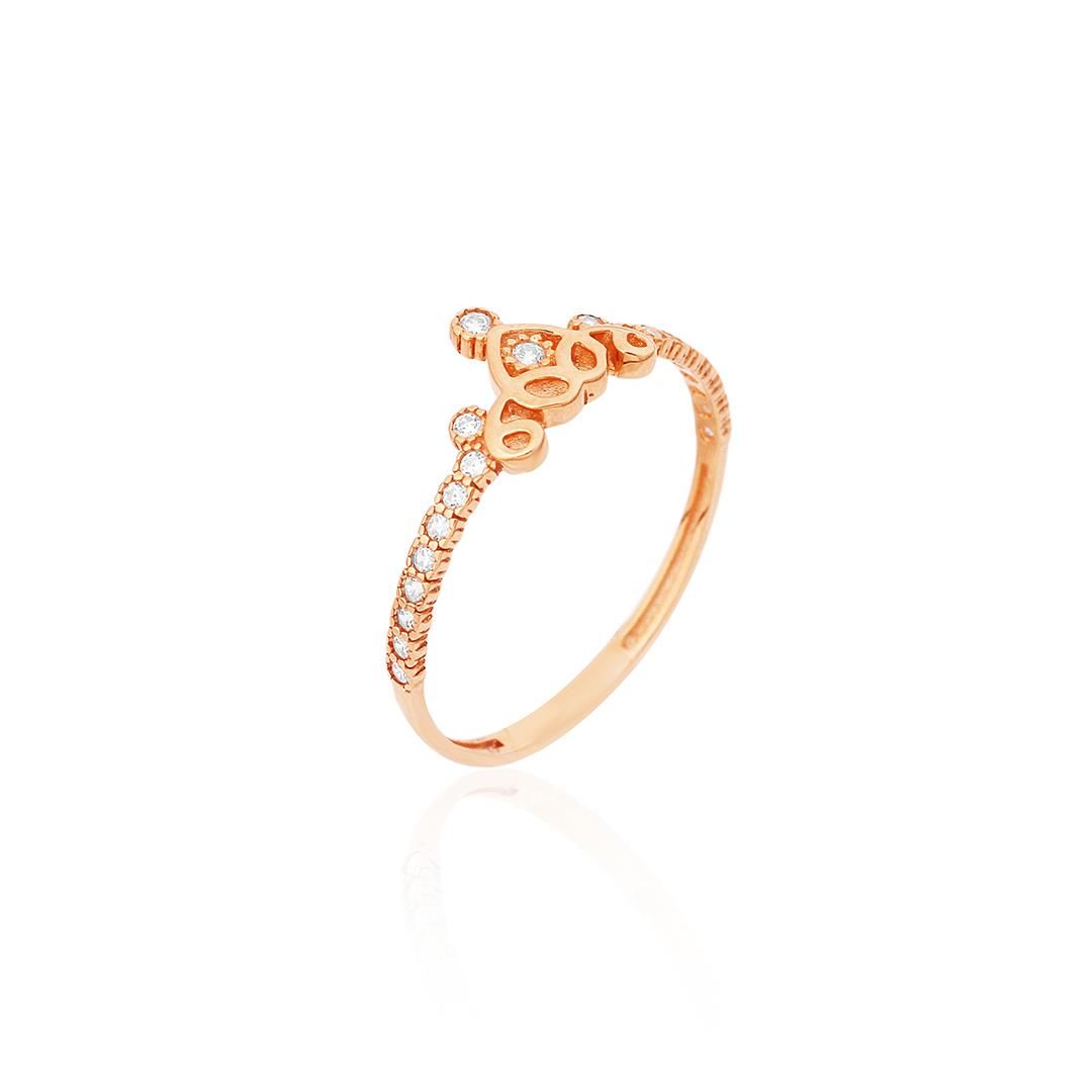 Tasarım Gümüş Yüzük Rose