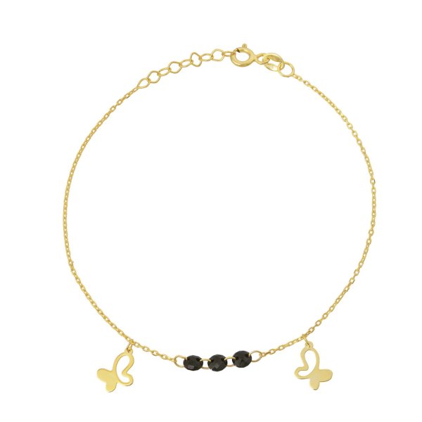 Kelebek Detaylı Gümüş Set