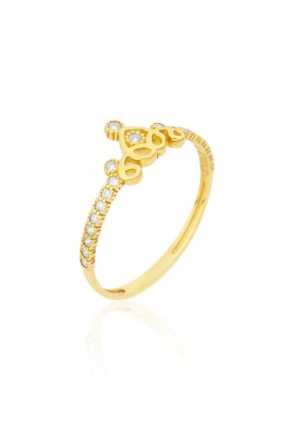 Tasarım Gümüş Yüzük Gold