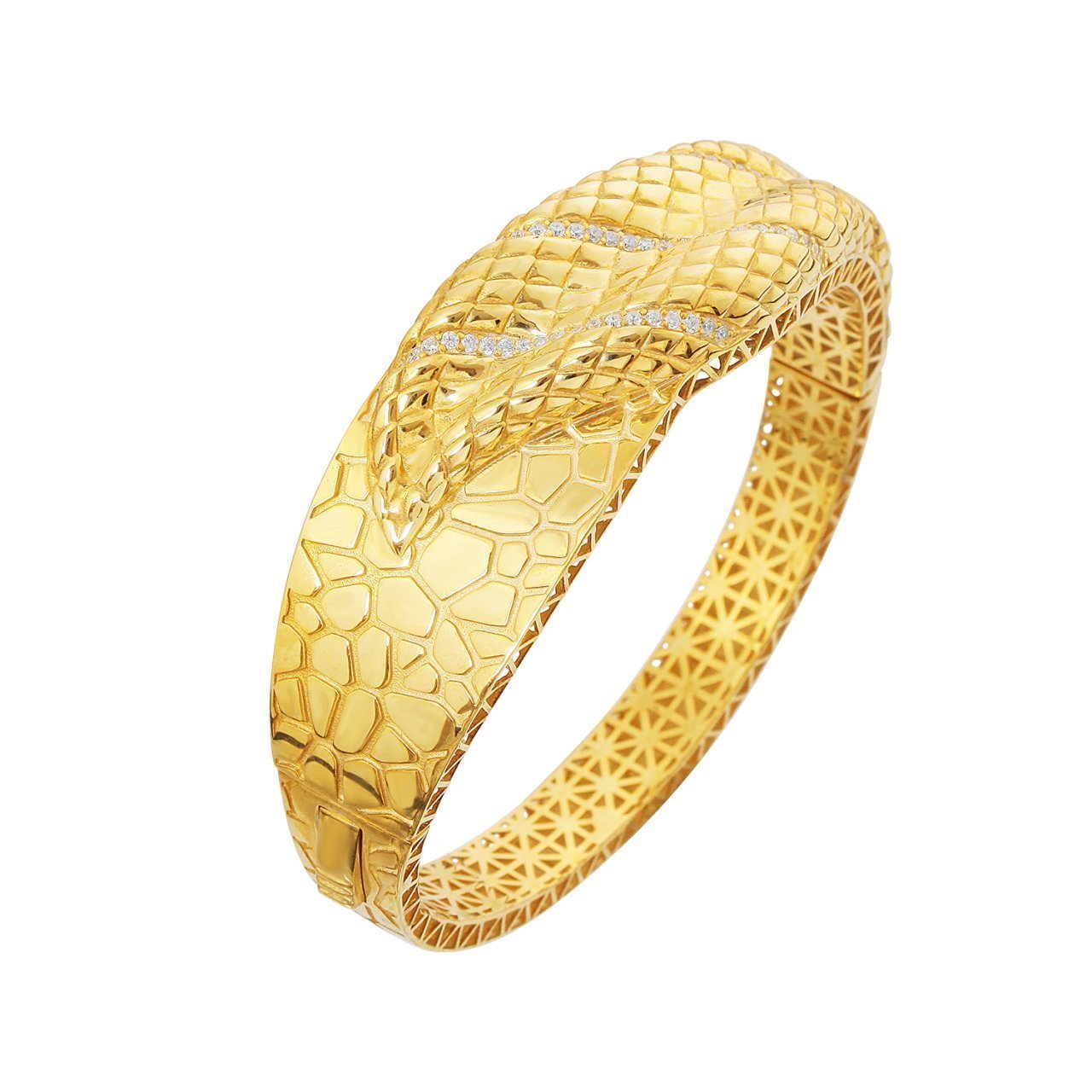 Zirkon Taşlı Gümüş Bilezik