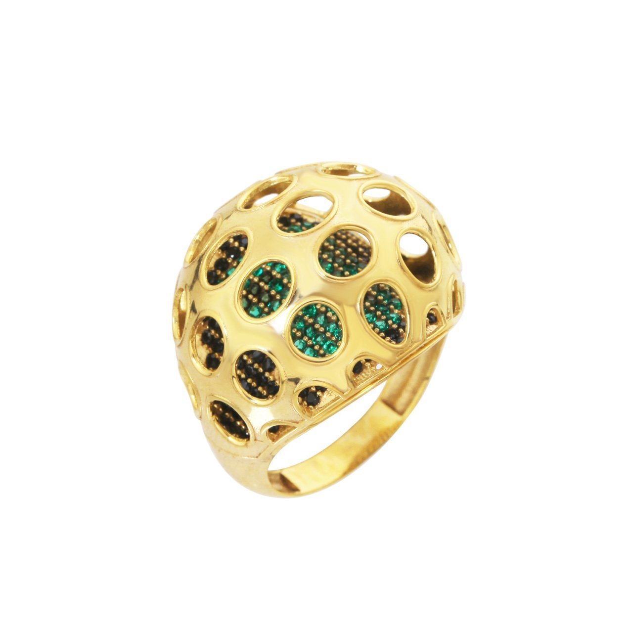 Taş Detaylı Gümüş Yüzük