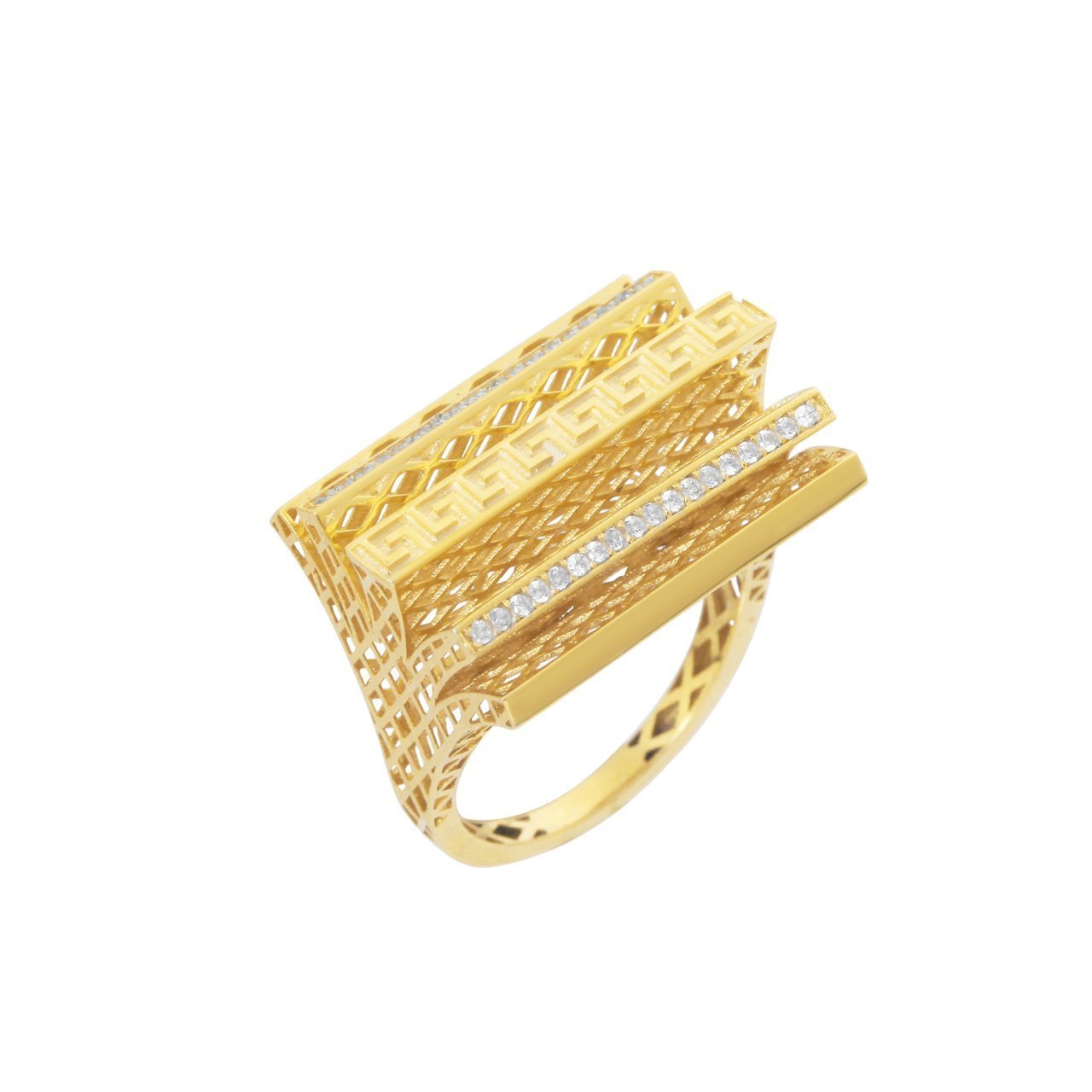 Zirkon Taşlı Fantazi Model Gümüş Yüzük