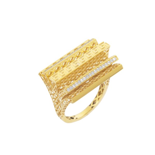 Zirkon Taşlı Fantazi Model Gümüş Yüzük