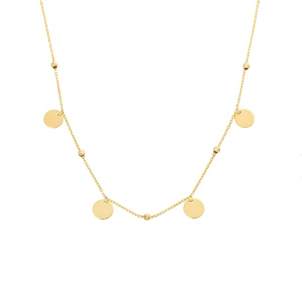 Pullu Gümüş Kolye