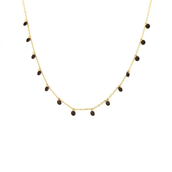 Siyah Taşlı Gümüş Set