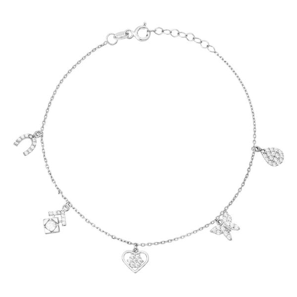 Figürlü Gümüş Bileklik