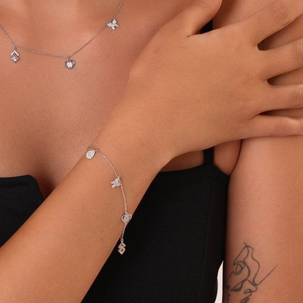 Figürlü Gümüş Bileklik