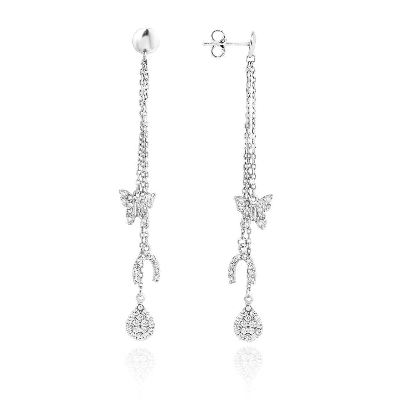 Figürlü Gümüş Küpe