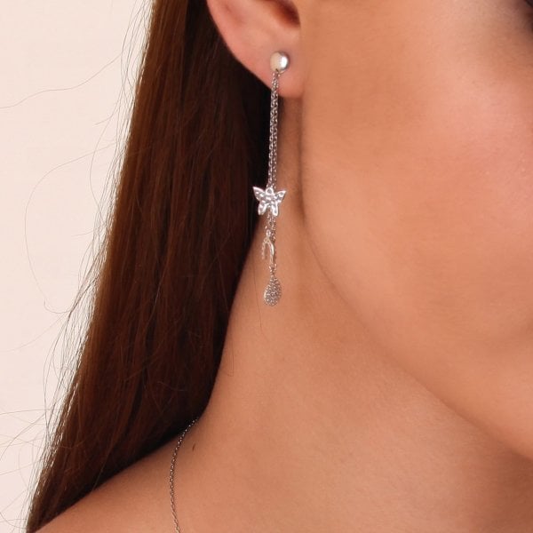 Figürlü Gümüş Küpe