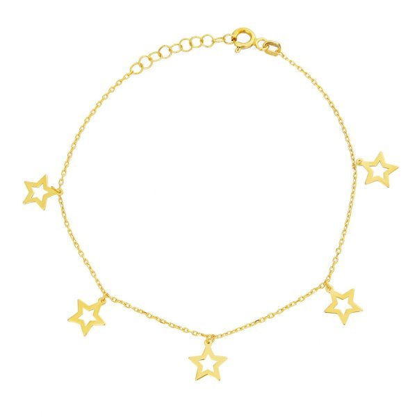 Hafif Model Yıldızlı Gümüş Set