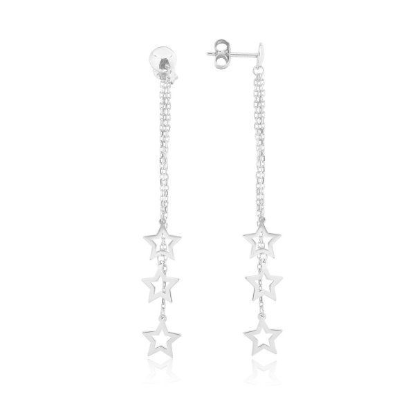 Hafif Model Yıldızlı Gümüş Set