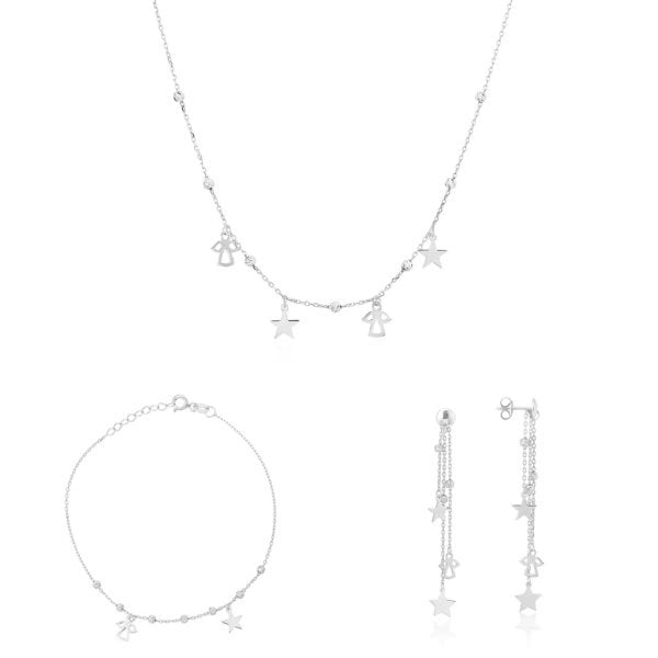 Hafif Model Gümüş Set