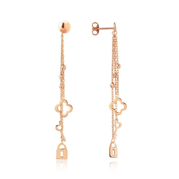 Altın Kaplama Gümüş Küpe