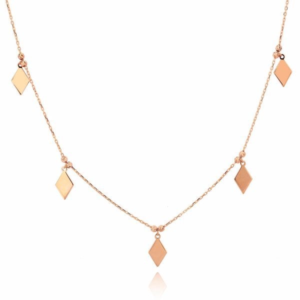 Baklava Figürlü Tasarım Gümüş Kolye