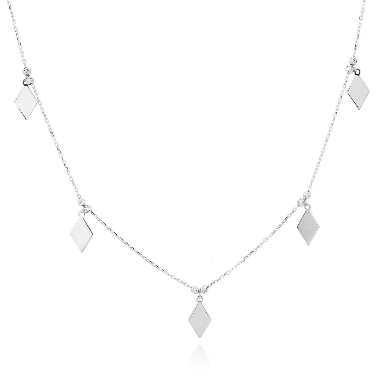 Baklava Figürlü Tasarım Gümüş Kolye