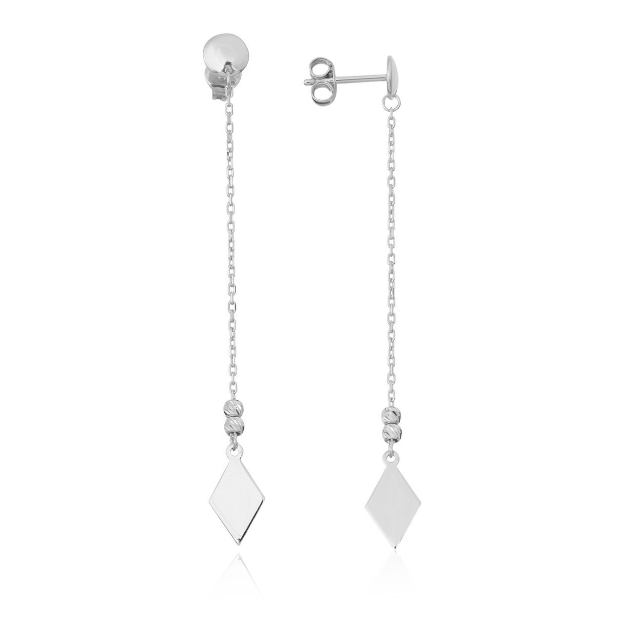 Baklava Figürlü Tasarım Gümüş Küpe