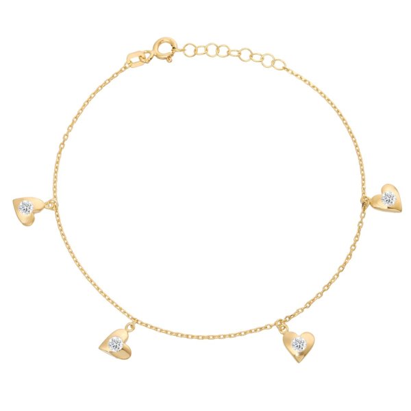 Kalpli Taşlı Gümüş Set