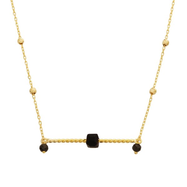 Oniks Taşlı Gümüş Set