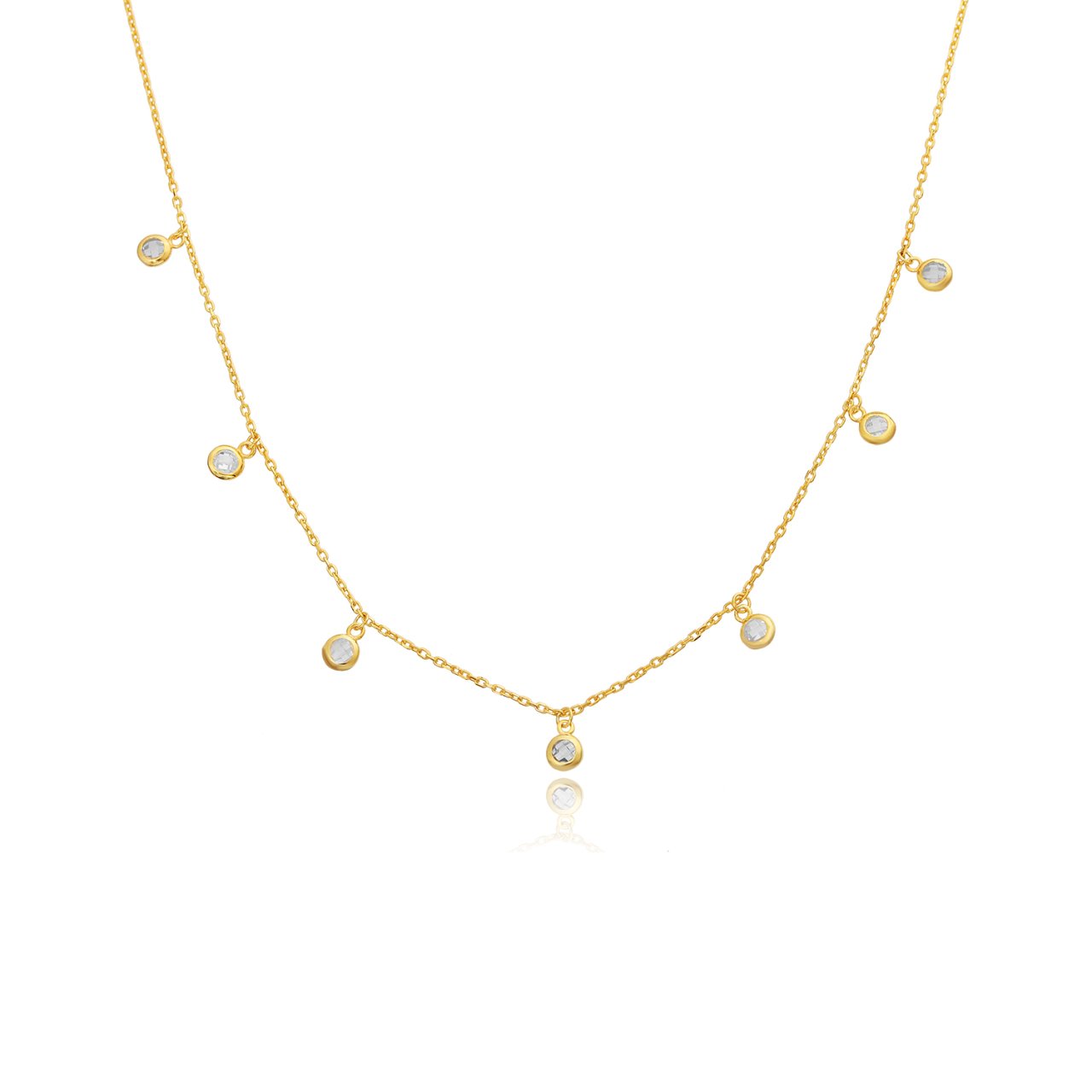 Sallantılı Gümüş Kolye