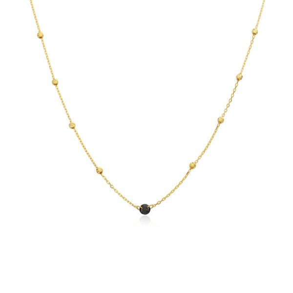 Dorikalı & Siyah Taşlı Gümüş Set