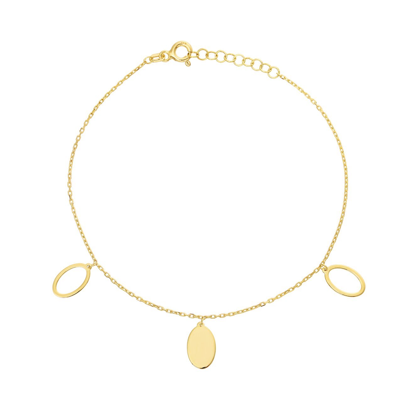 Sallantılı Gümüş Bileklik