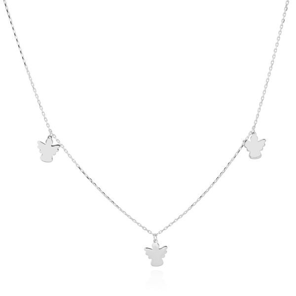 Melek Figürlü Gümüş Set