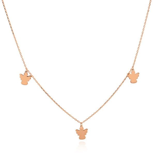 Melek Figürlü Gümüş Set