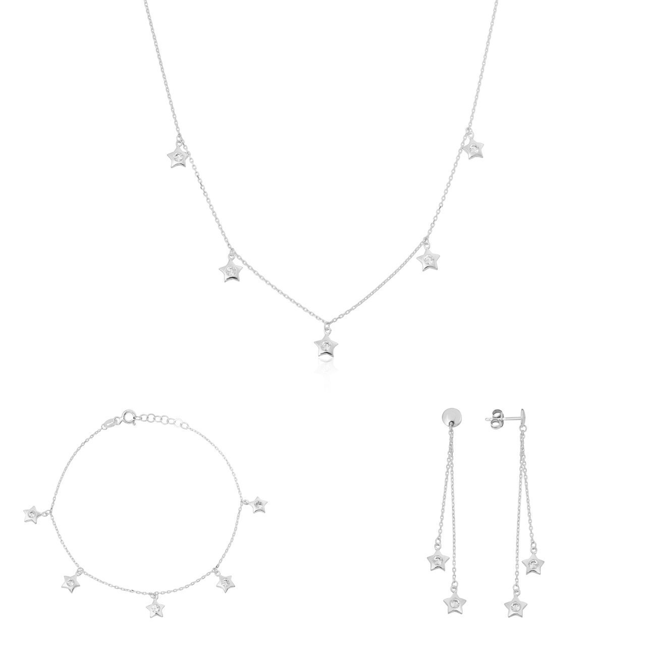 Yıldız Figürlü Gümüş Set