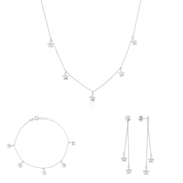 Yıldız Figürlü Gümüş Set