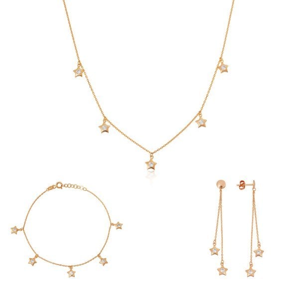 Yıldız Figürlü Gümüş Set