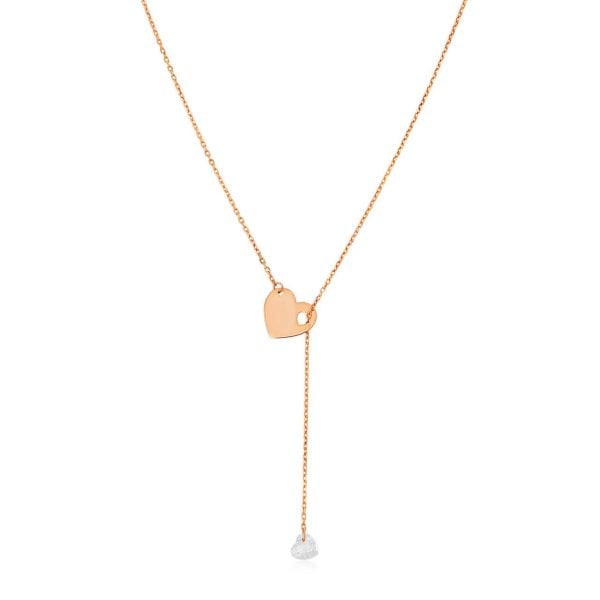 Kalp Figürlü Gümüş Kolye