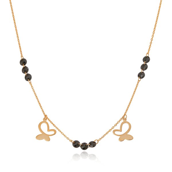 Kelebek Detaylı Gümüş Set