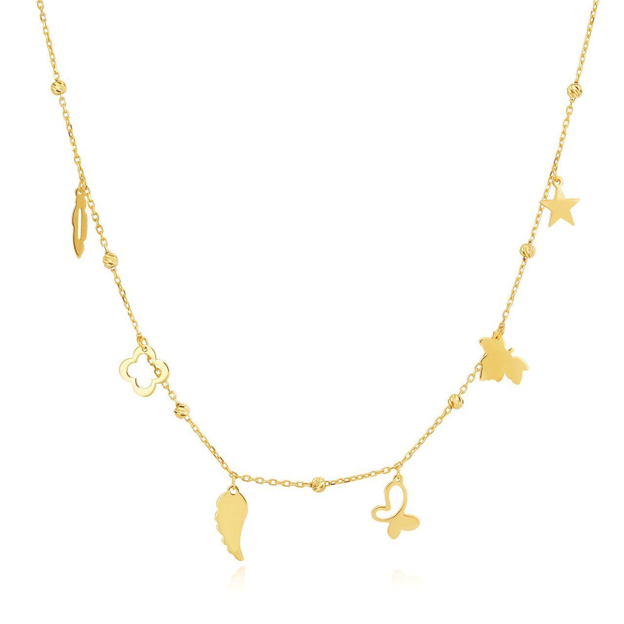 Hafif Model Gümüş Kolye