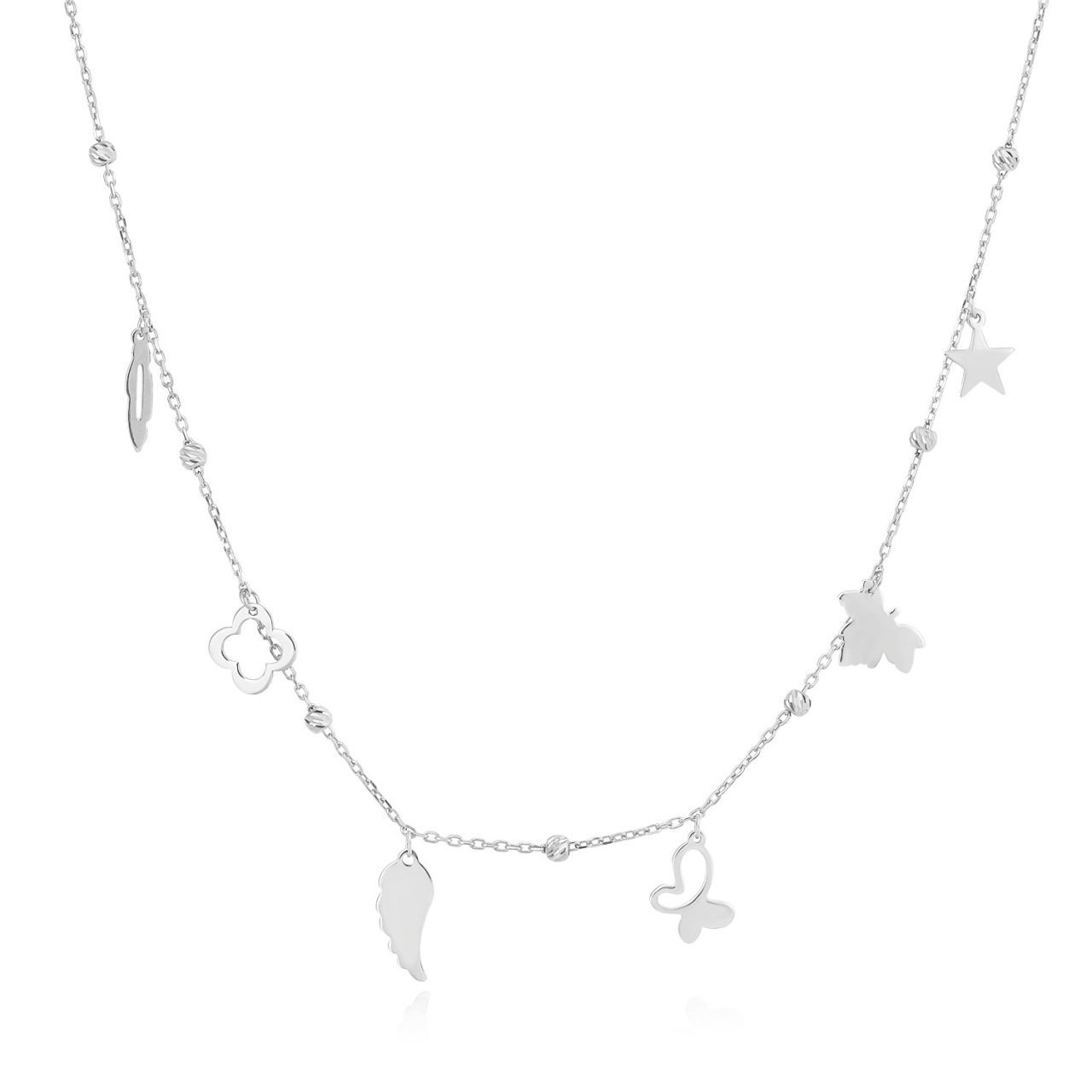 Hafif Model Gümüş Kolye