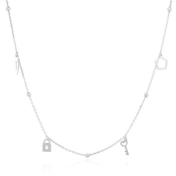 Hafif Model Gümüş Kolye
